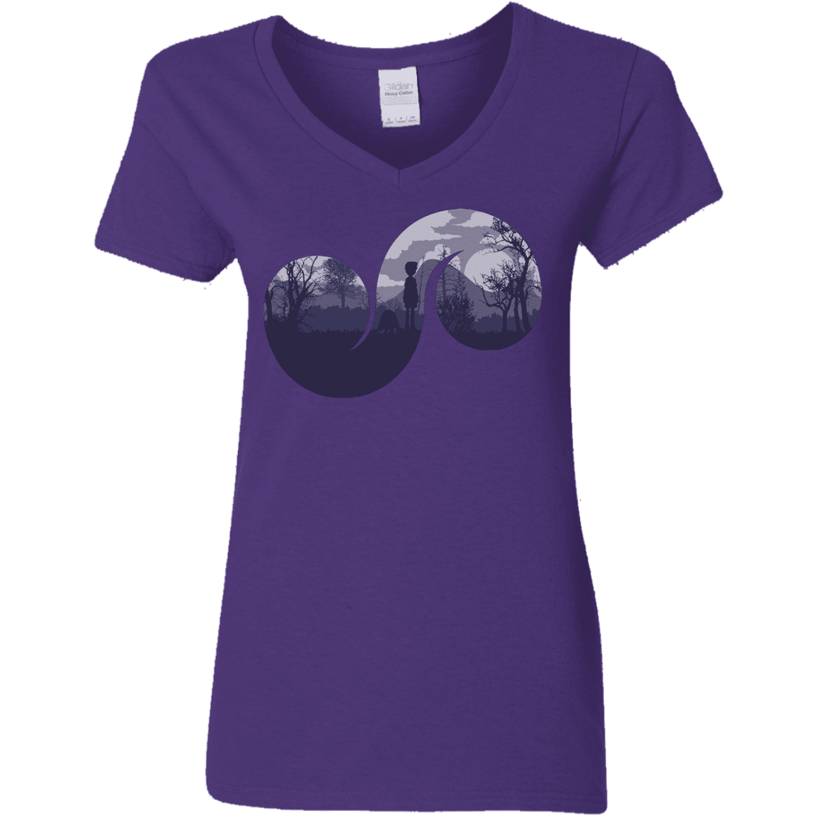 T-Shirts Purple / S Destiny Women's V-Neck T-Shirt