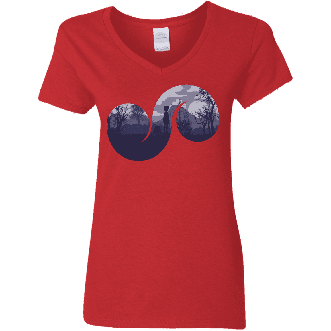 T-Shirts Red / S Destiny Women's V-Neck T-Shirt