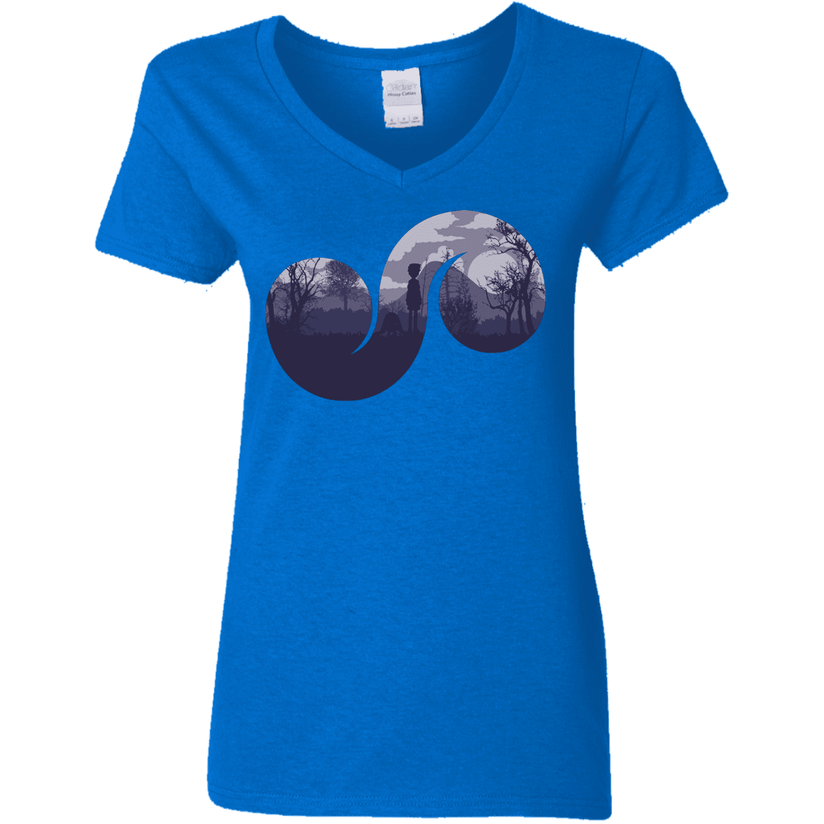 T-Shirts Royal / S Destiny Women's V-Neck T-Shirt