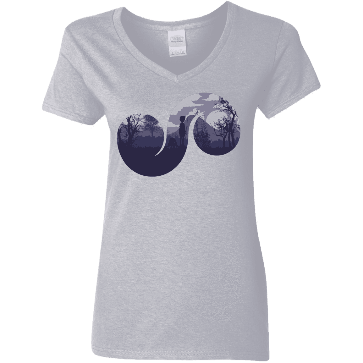 T-Shirts Sport Grey / S Destiny Women's V-Neck T-Shirt