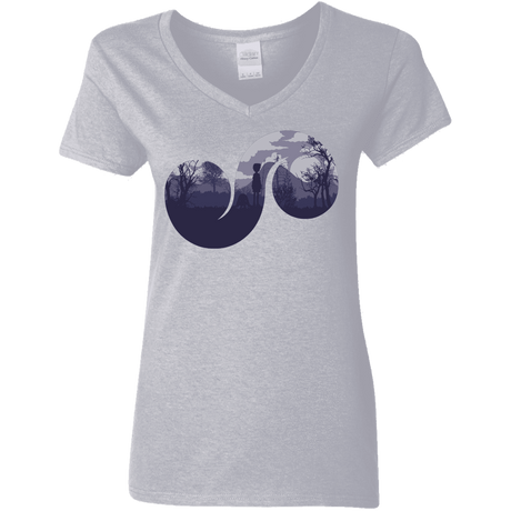 T-Shirts Sport Grey / S Destiny Women's V-Neck T-Shirt