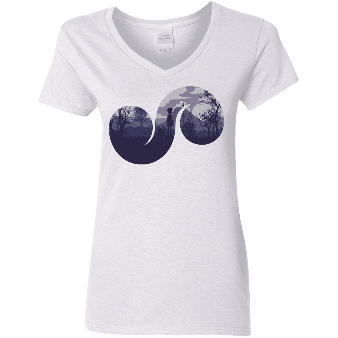 T-Shirts White / S Destiny Women's V-Neck T-Shirt