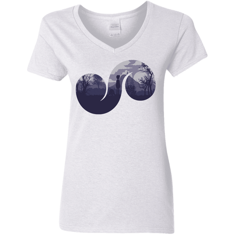 T-Shirts White / S Destiny Women's V-Neck T-Shirt