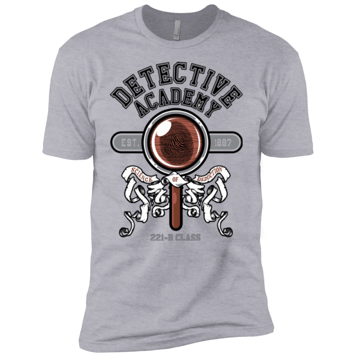 T-Shirts Heather Grey / YXS Detective Academy Boys Premium T-Shirt