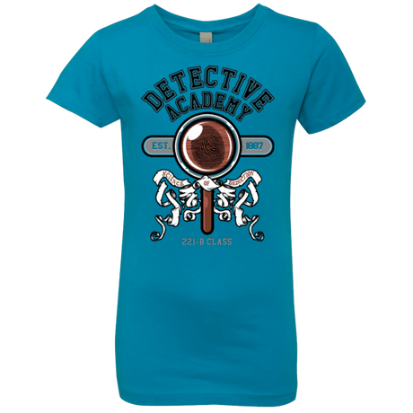 T-Shirts Turquoise / YXS Detective Academy Girls Premium T-Shirt