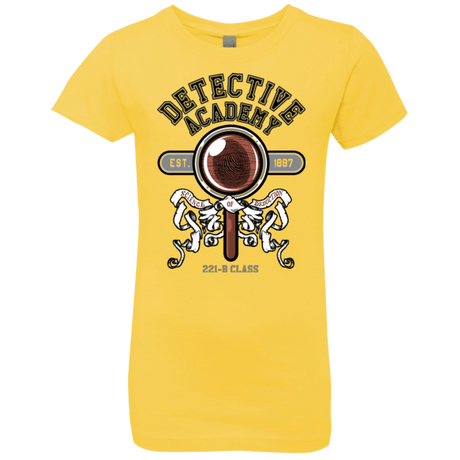 T-Shirts Vibrant Yellow / YXS Detective Academy Girls Premium T-Shirt