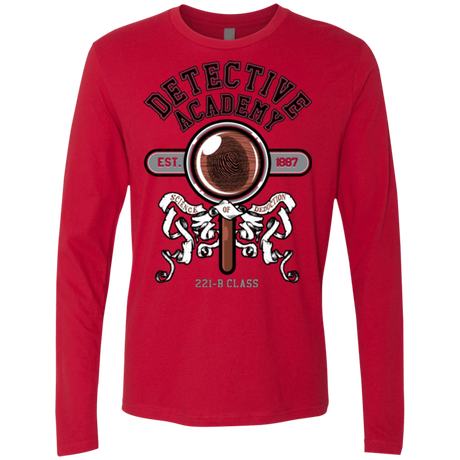 T-Shirts Red / Small Detective Academy Men's Premium Long Sleeve