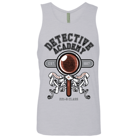 T-Shirts Heather Grey / Small Detective Academy Men's Premium Tank Top