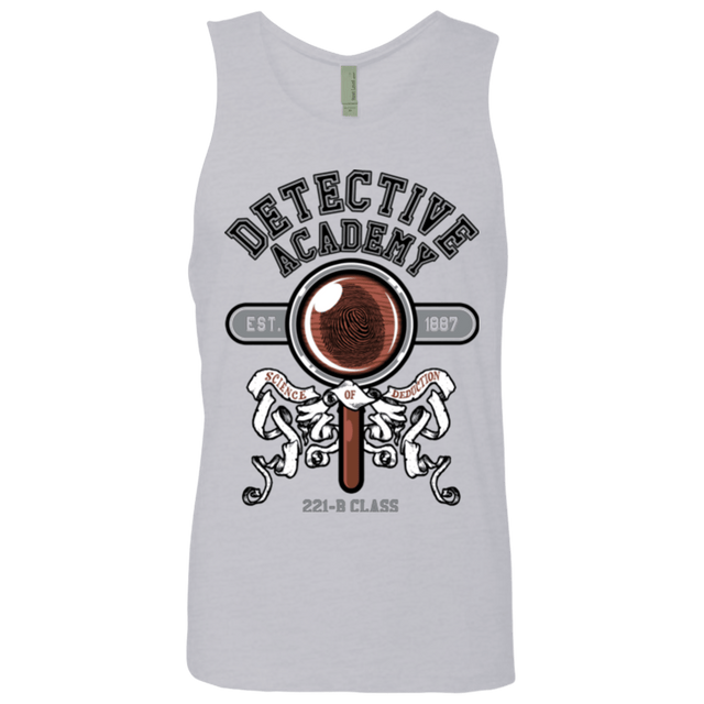T-Shirts Heather Grey / Small Detective Academy Men's Premium Tank Top