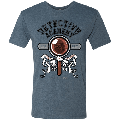 T-Shirts Indigo / Small Detective Academy Men's Triblend T-Shirt
