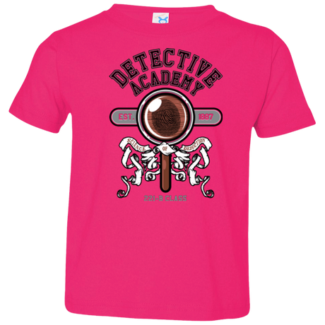 T-Shirts Hot Pink / 2T Detective Academy Toddler Premium T-Shirt