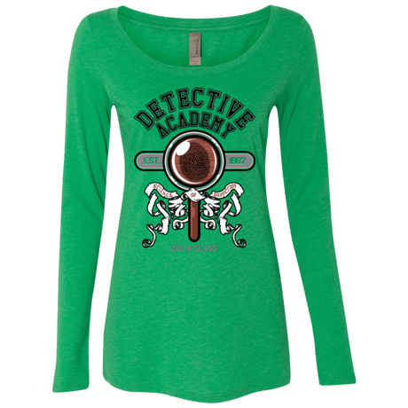 T-Shirts Envy / Small Detective Academy Women's Triblend Long Sleeve Shirt