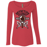 T-Shirts Vintage Red / Small Detective Academy Women's Triblend Long Sleeve Shirt