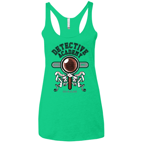 T-Shirts Envy / X-Small Detective Academy Women's Triblend Racerback Tank