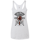 T-Shirts Heather White / X-Small Detective Academy Women's Triblend Racerback Tank