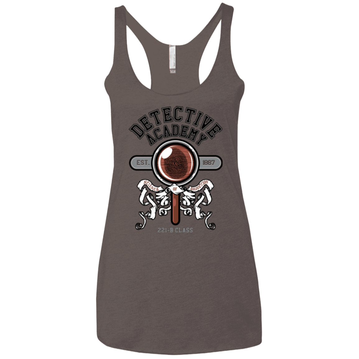 T-Shirts Macchiato / X-Small Detective Academy Women's Triblend Racerback Tank