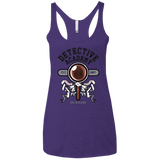 T-Shirts Purple / X-Small Detective Academy Women's Triblend Racerback Tank