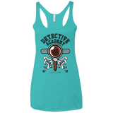 T-Shirts Tahiti Blue / X-Small Detective Academy Women's Triblend Racerback Tank