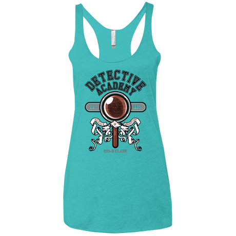 T-Shirts Tahiti Blue / X-Small Detective Academy Women's Triblend Racerback Tank