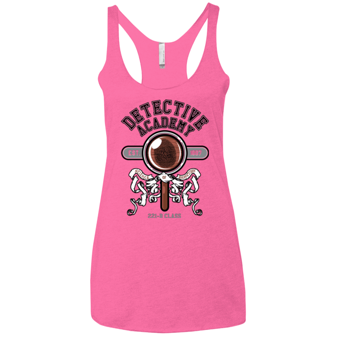 T-Shirts Vintage Pink / X-Small Detective Academy Women's Triblend Racerback Tank