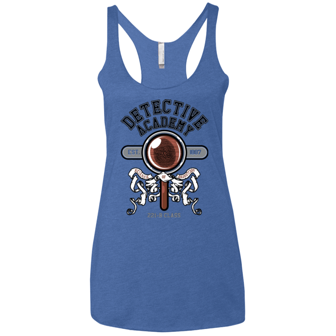 T-Shirts Vintage Royal / X-Small Detective Academy Women's Triblend Racerback Tank