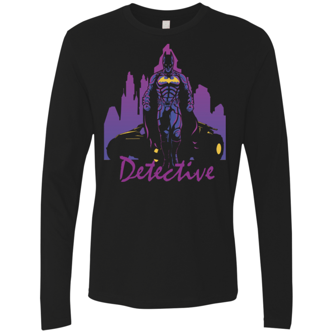 T-Shirts Black / Small Detective Impression Men's Premium Long Sleeve