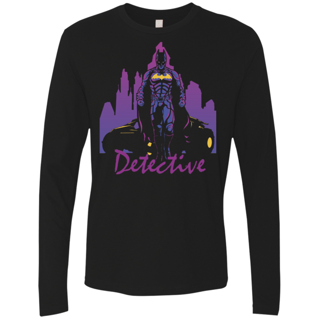 T-Shirts Black / Small Detective Impression Men's Premium Long Sleeve
