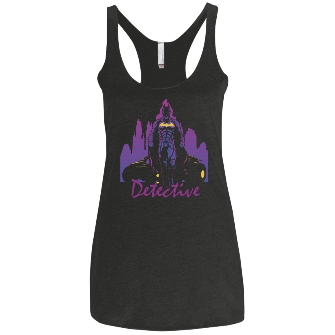 T-Shirts Vintage Black / X-Small Detective Impression Women's Triblend Racerback Tank
