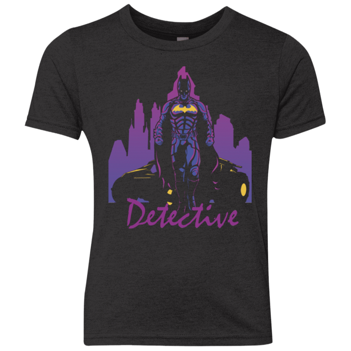 T-Shirts Vintage Black / YXS Detective Impression Youth Triblend T-Shirt