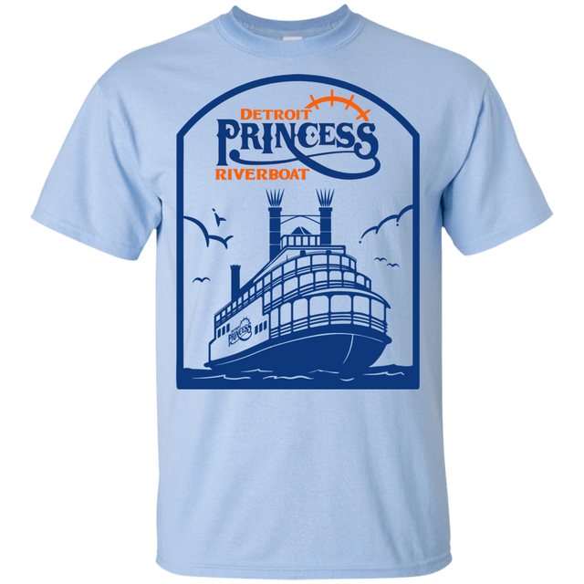 T-Shirts Light Blue / YXS Detroit Princess Riverboat Kids T-Shirt