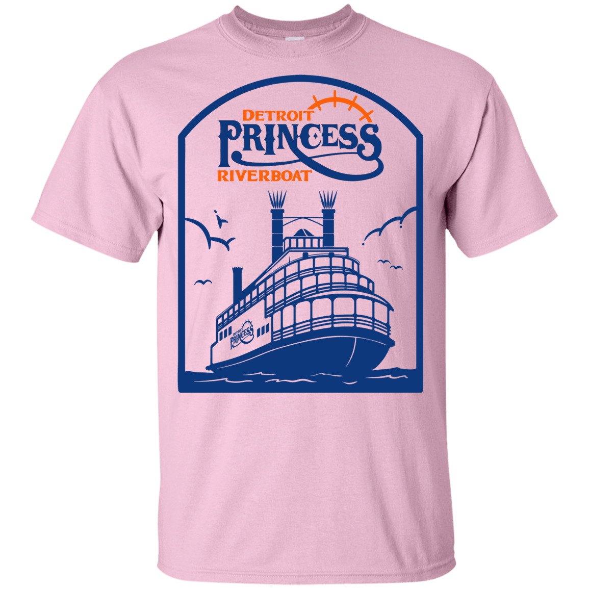 T-Shirts Light Pink / YXS Detroit Princess Riverboat Kids T-Shirt