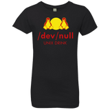 T-Shirts Black / YXS Dev null Girls Premium T-Shirt