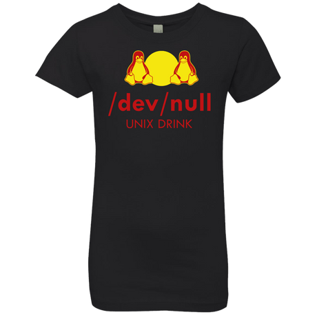 T-Shirts Black / YXS Dev null Girls Premium T-Shirt