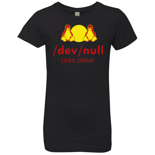 T-Shirts Black / YXS Dev null Girls Premium T-Shirt