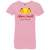 T-Shirts Light Pink / YXS Dev null Girls Premium T-Shirt
