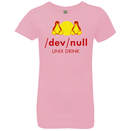T-Shirts Light Pink / YXS Dev null Girls Premium T-Shirt