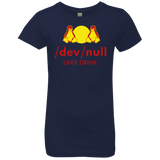 T-Shirts Midnight Navy / YXS Dev null Girls Premium T-Shirt