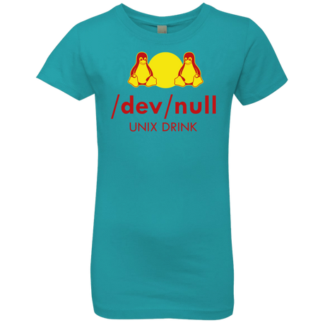 T-Shirts Tahiti Blue / YXS Dev null Girls Premium T-Shirt