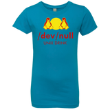 T-Shirts Turquoise / YXS Dev null Girls Premium T-Shirt