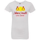 T-Shirts White / YXS Dev null Girls Premium T-Shirt