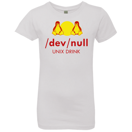 T-Shirts White / YXS Dev null Girls Premium T-Shirt