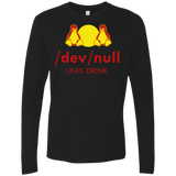 T-Shirts Black / Small Dev null Men's Premium Long Sleeve