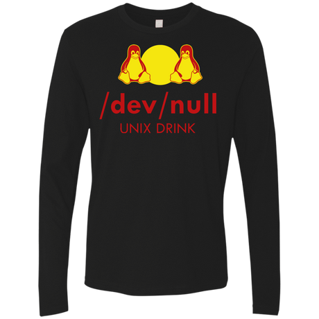 T-Shirts Black / Small Dev null Men's Premium Long Sleeve