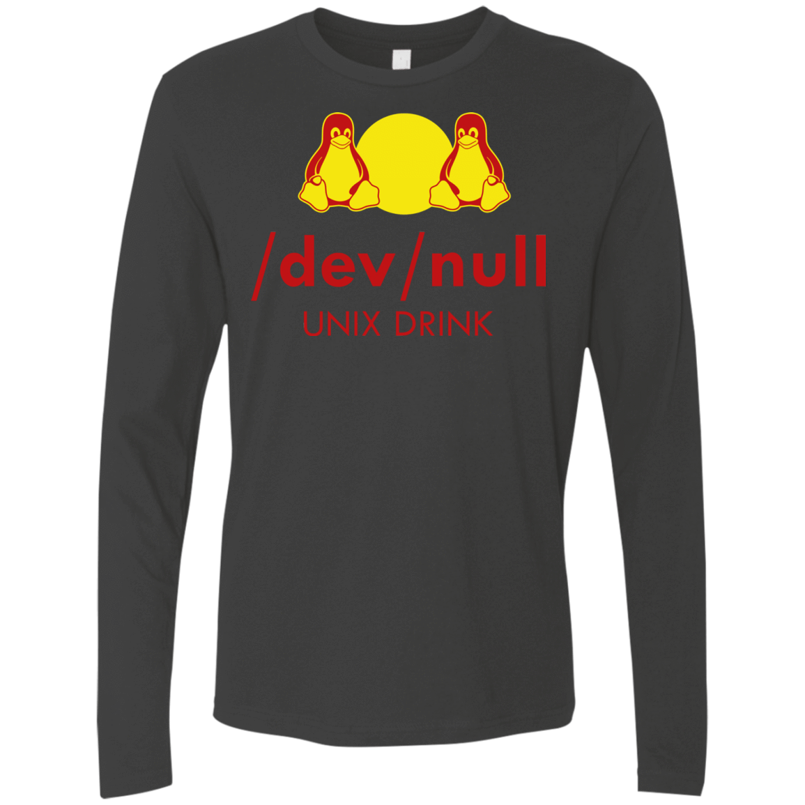T-Shirts Heavy Metal / Small Dev null Men's Premium Long Sleeve
