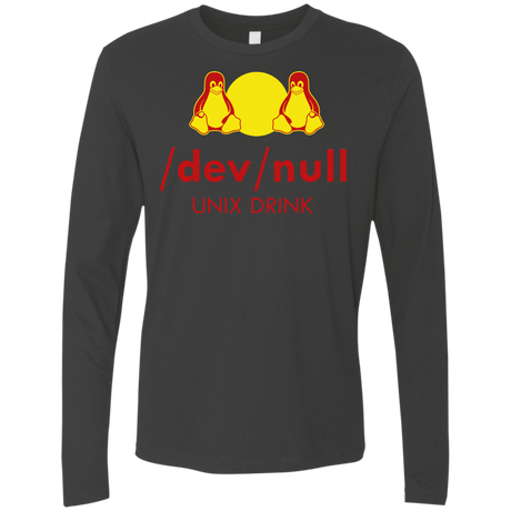 T-Shirts Heavy Metal / Small Dev null Men's Premium Long Sleeve