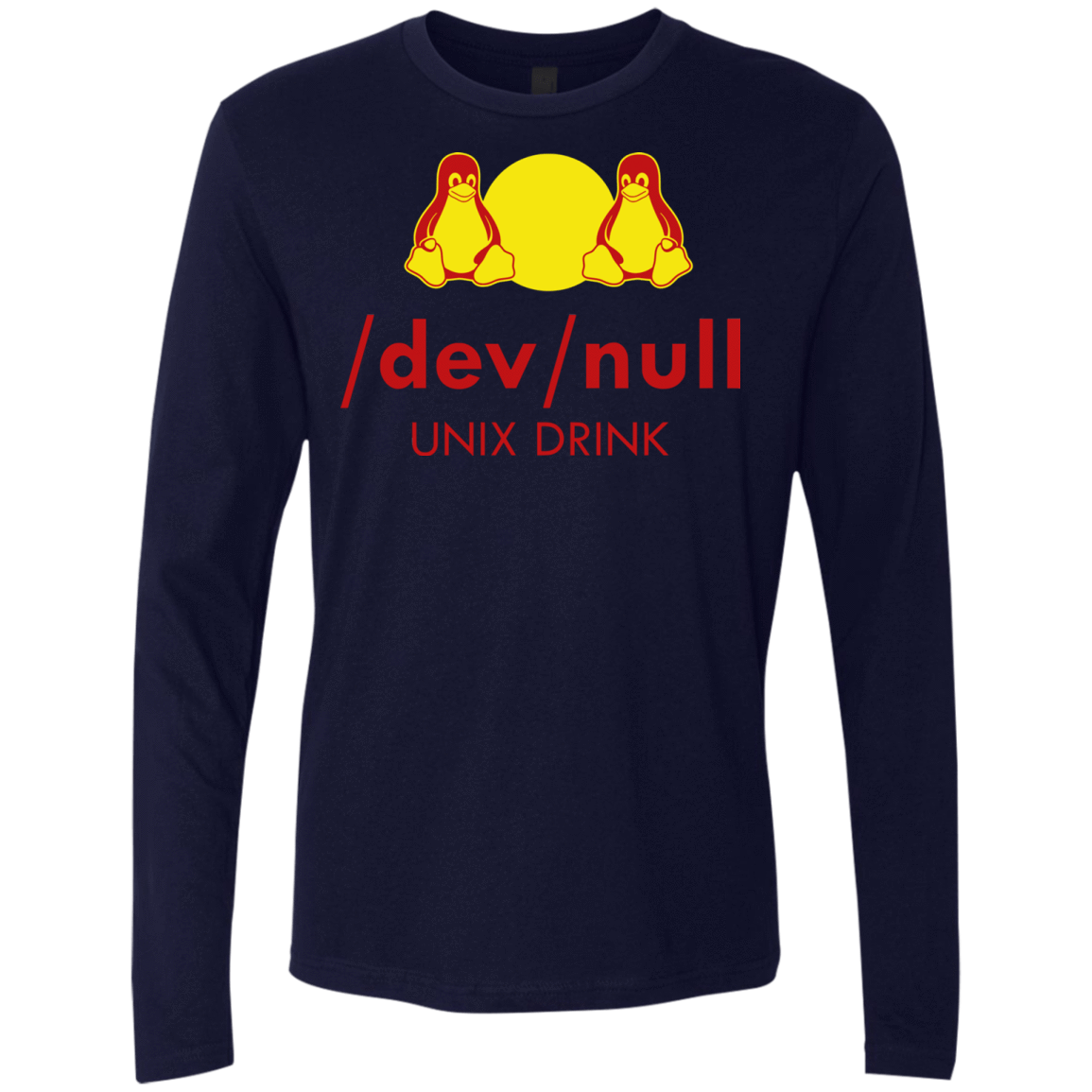 T-Shirts Midnight Navy / Small Dev null Men's Premium Long Sleeve