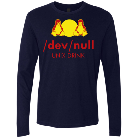 T-Shirts Midnight Navy / Small Dev null Men's Premium Long Sleeve