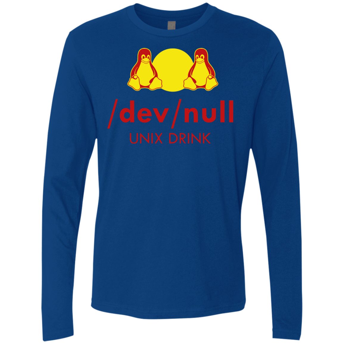 T-Shirts Royal / Small Dev null Men's Premium Long Sleeve