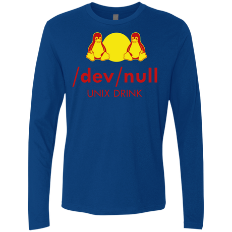 T-Shirts Royal / Small Dev null Men's Premium Long Sleeve