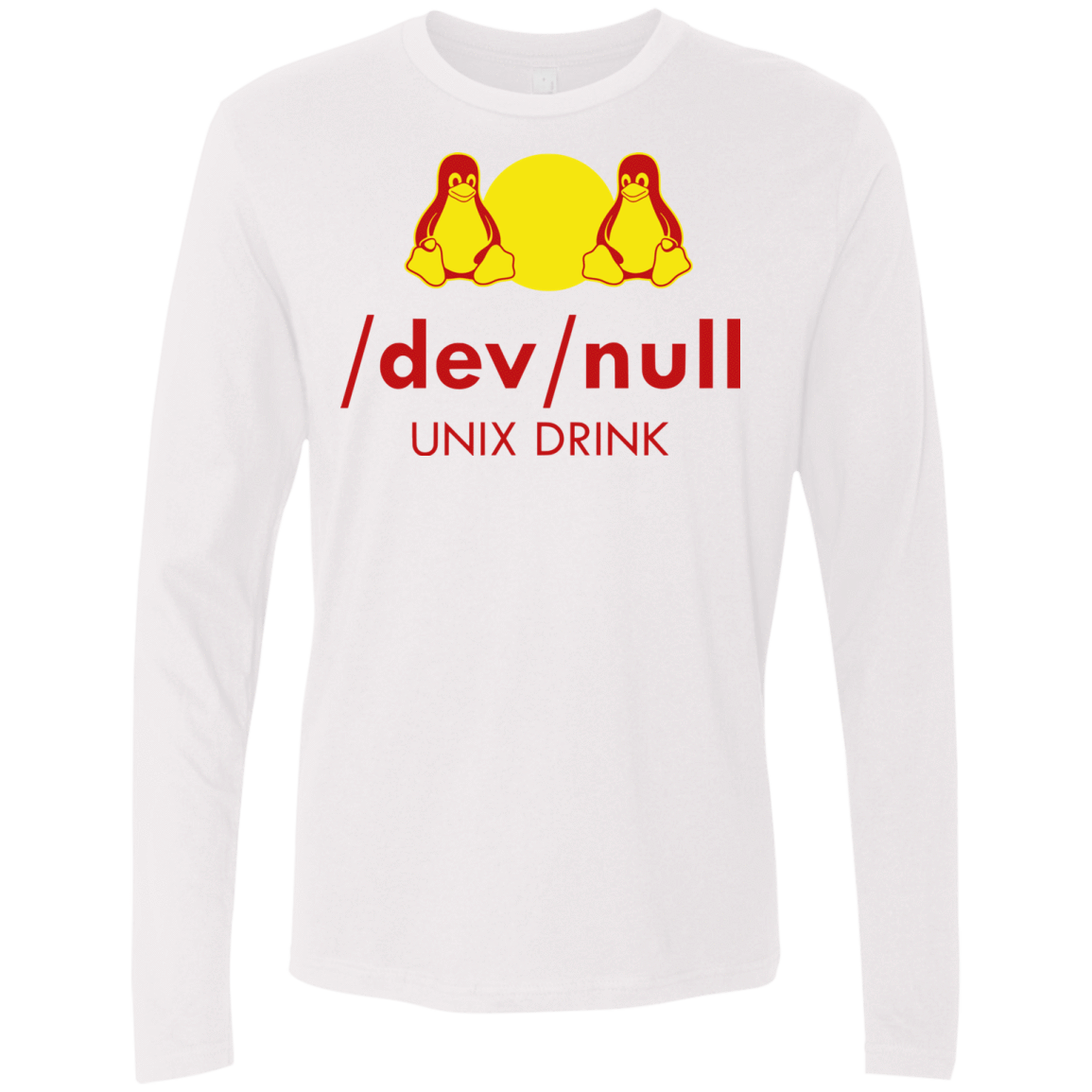 T-Shirts White / Small Dev null Men's Premium Long Sleeve